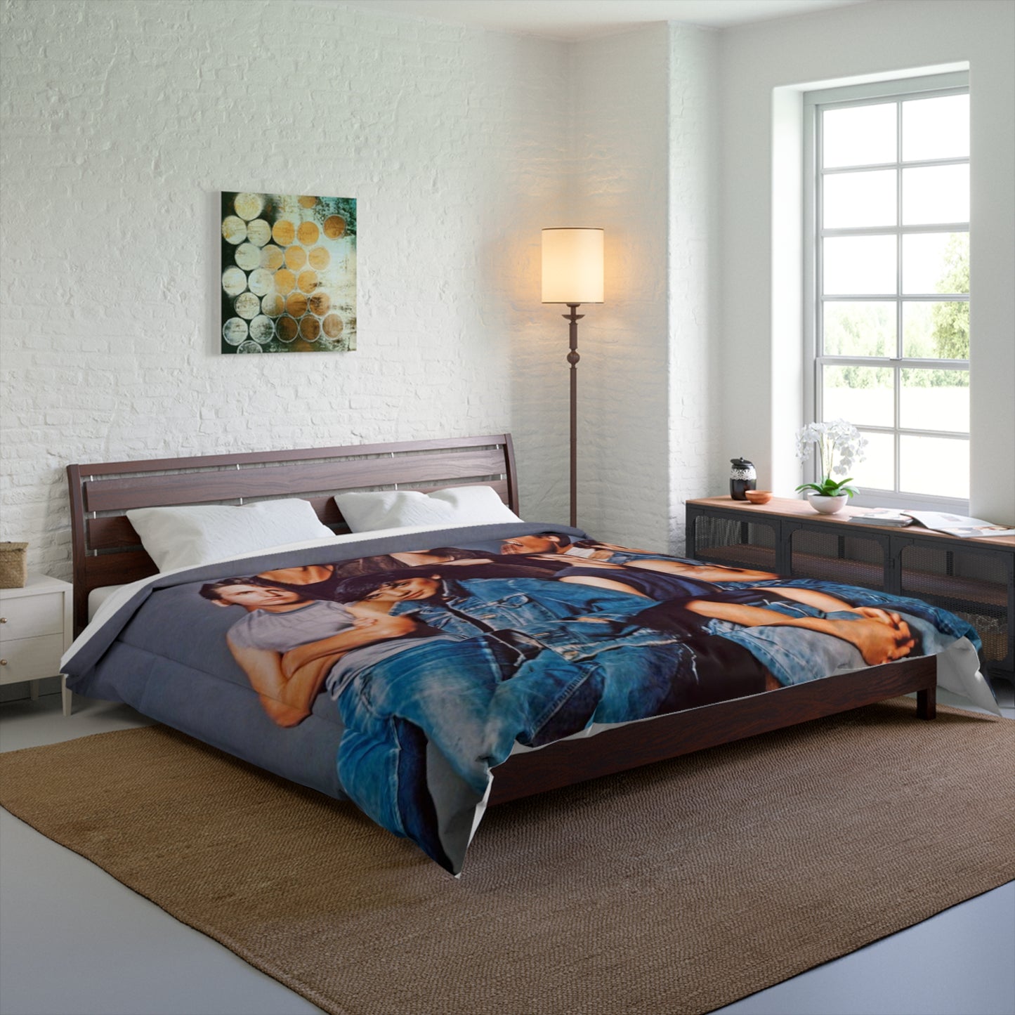 Outsiders Retro Comforter - Vintage Greaser Design for Cozy Nights