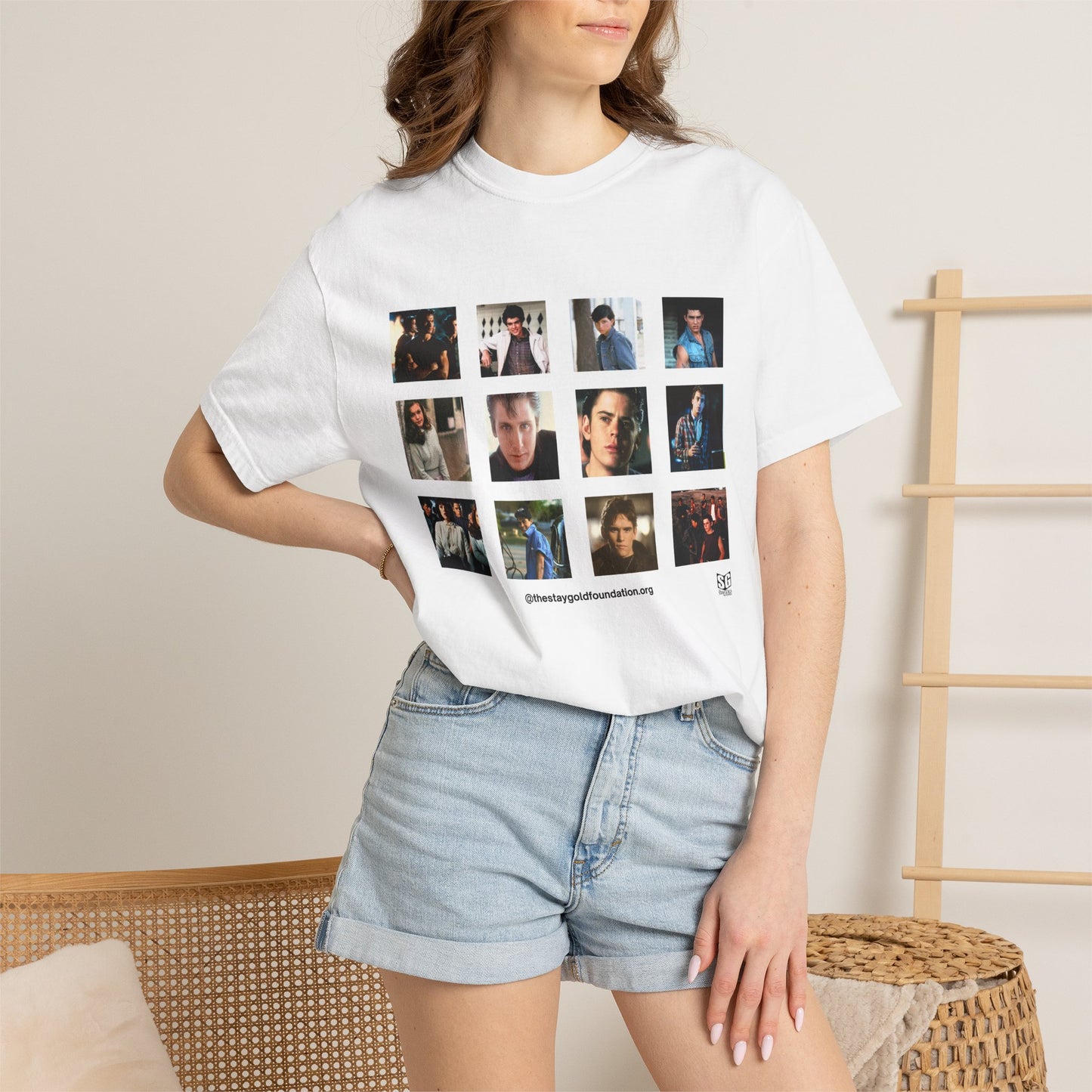 The Outsiders Collage T-Shirt — Vintage Movie Cast Photo Tee