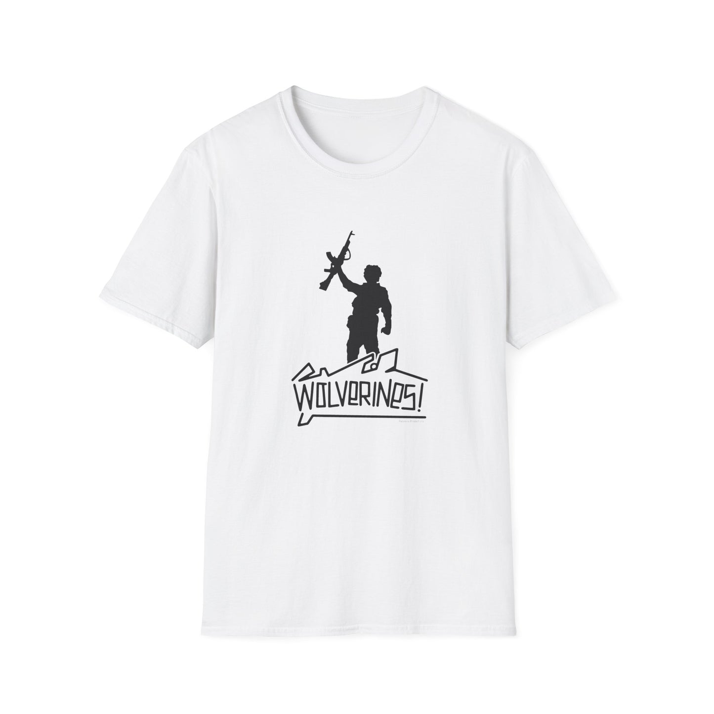 Wolverines Unisex Softstyle T-Shirt, Cool Graphic Tee for Fans, Casual Wear, Gift for Students, Sporty Apparel, Birthday Present