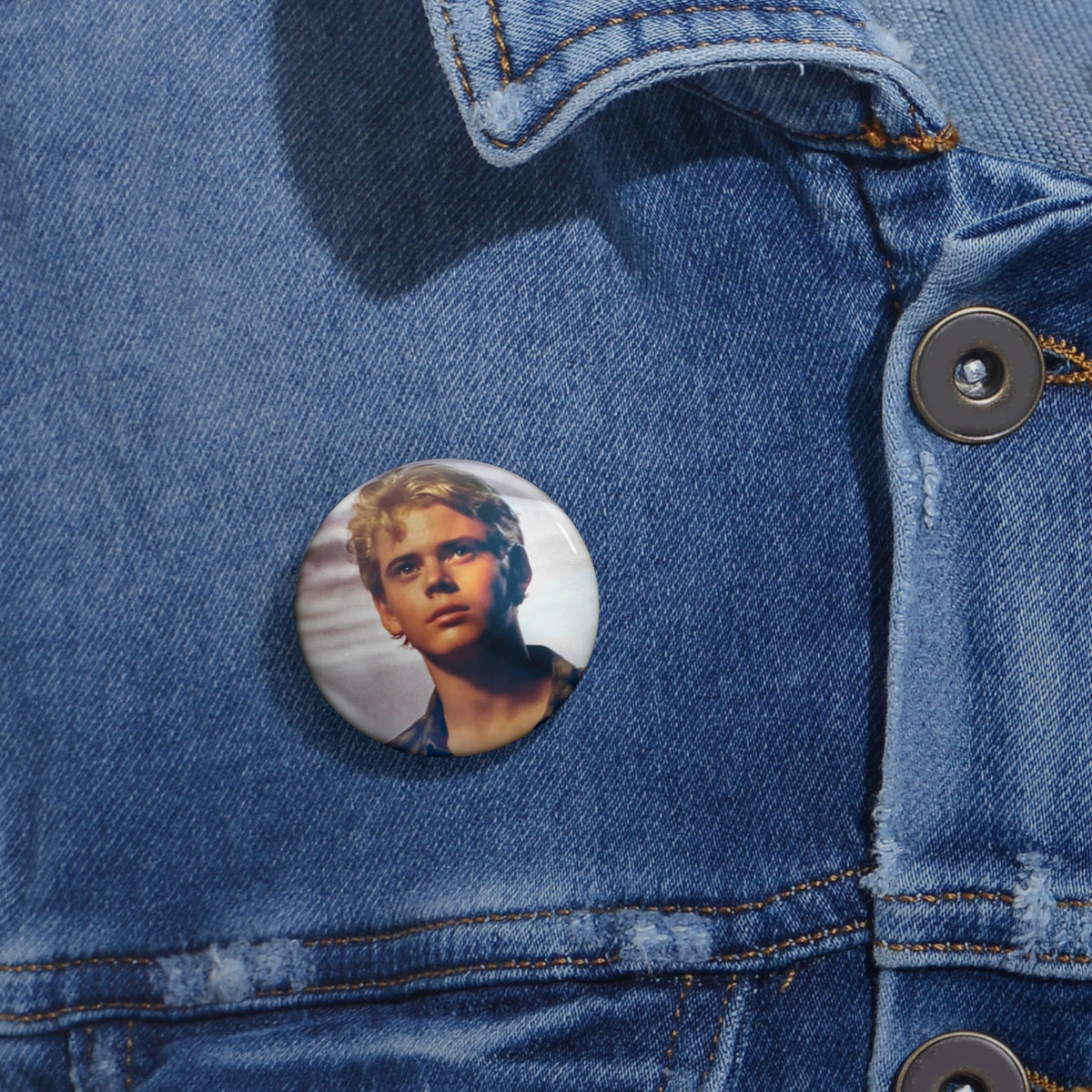 Ponyboy Curtis Portrait Pin Button