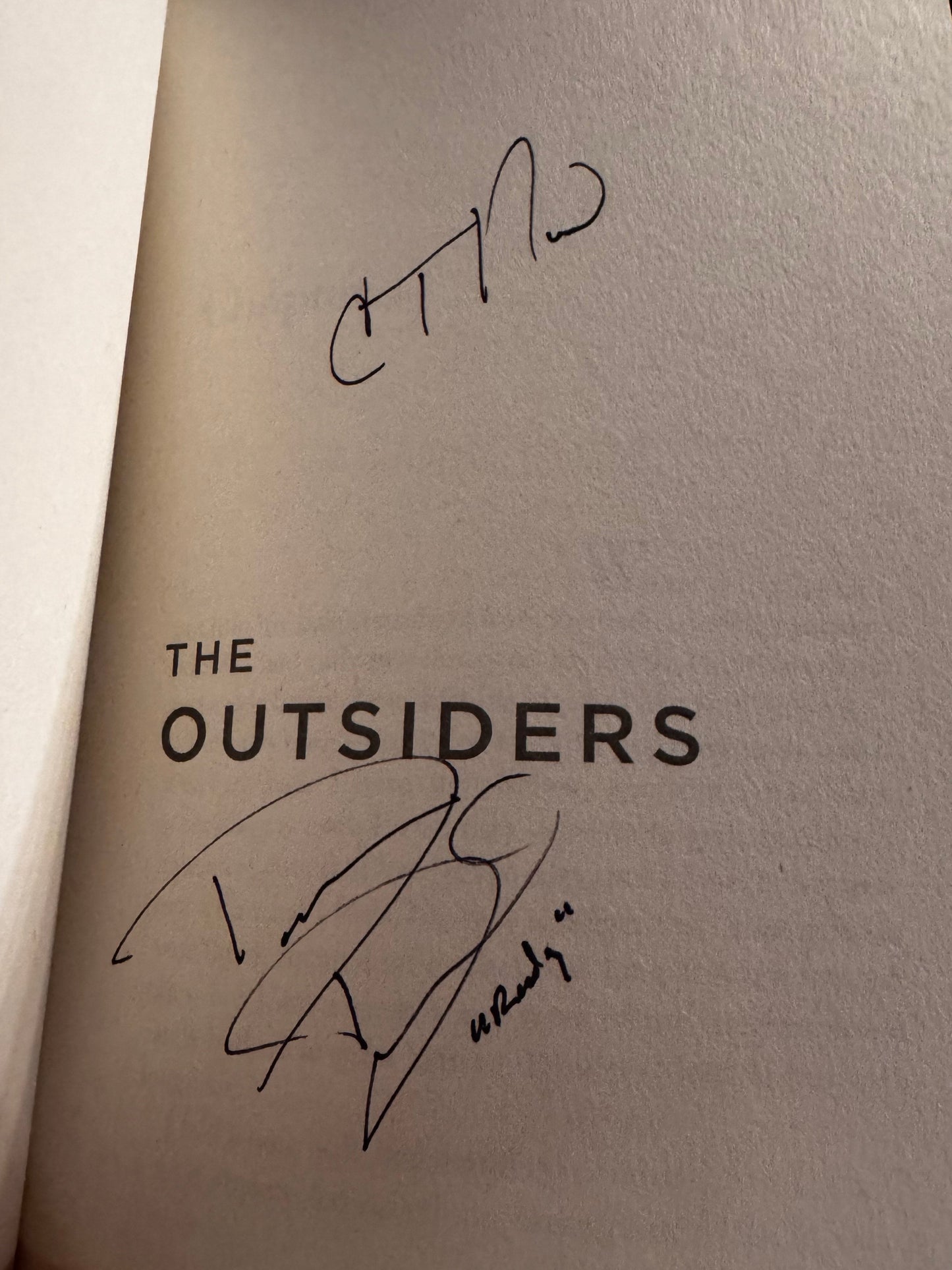 Autographed Outsiders Paperback Novel