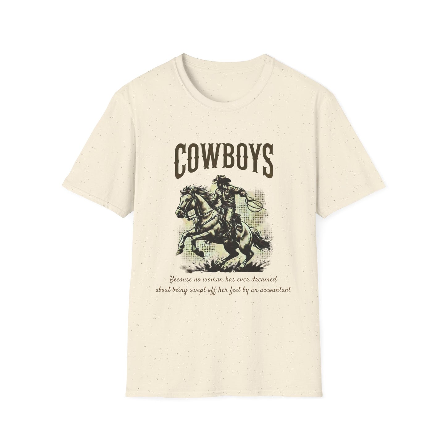 Cowboys Vintage Unisex Softstyle T-Shirt - Western Rodeo Tee