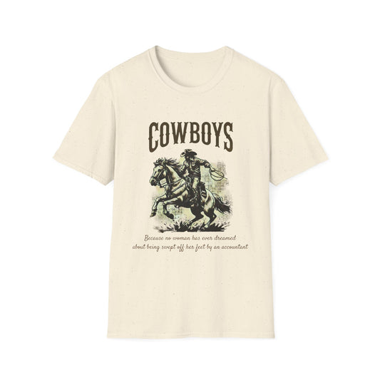 Cowboys Vintage Unisex Softstyle T-Shirt - Western Rodeo Tee