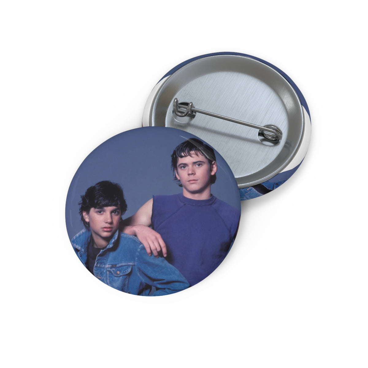 Johnny and Ponyboy Pin Button