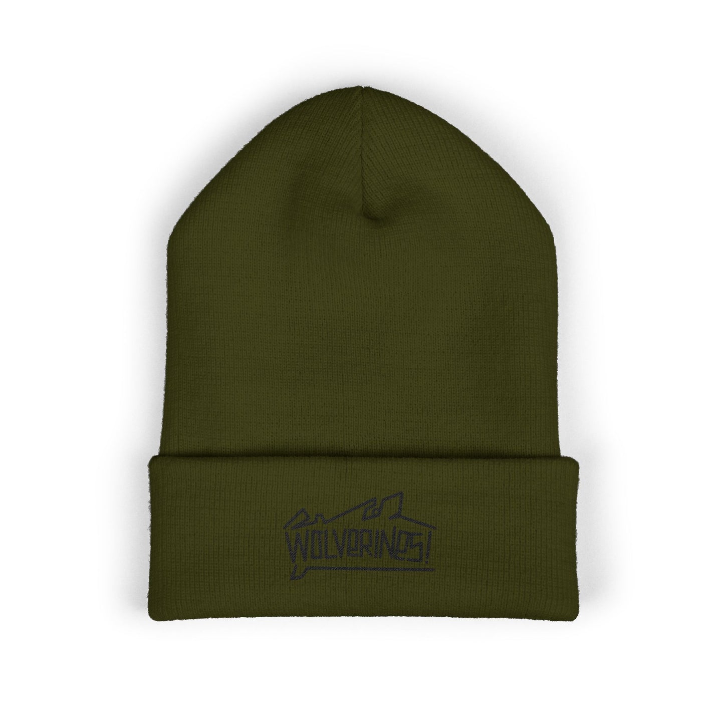 Wolverines Classic Cuffed Beanie - Stylish Winter Hat with Embroidery