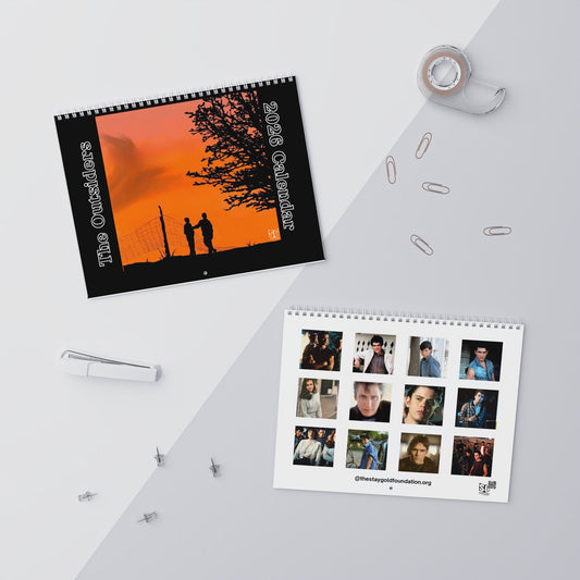 The Outsiders Movie 2026 Wall Calendar