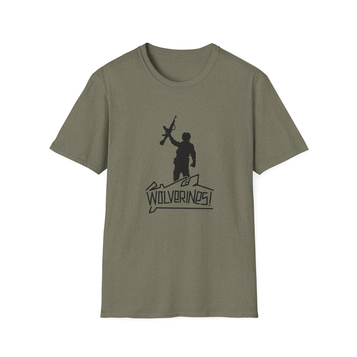 Wolverines Unisex Softstyle T-Shirt, Cool Graphic Tee for Fans, Casual Wear, Gift for Students, Sporty Apparel, Birthday Present