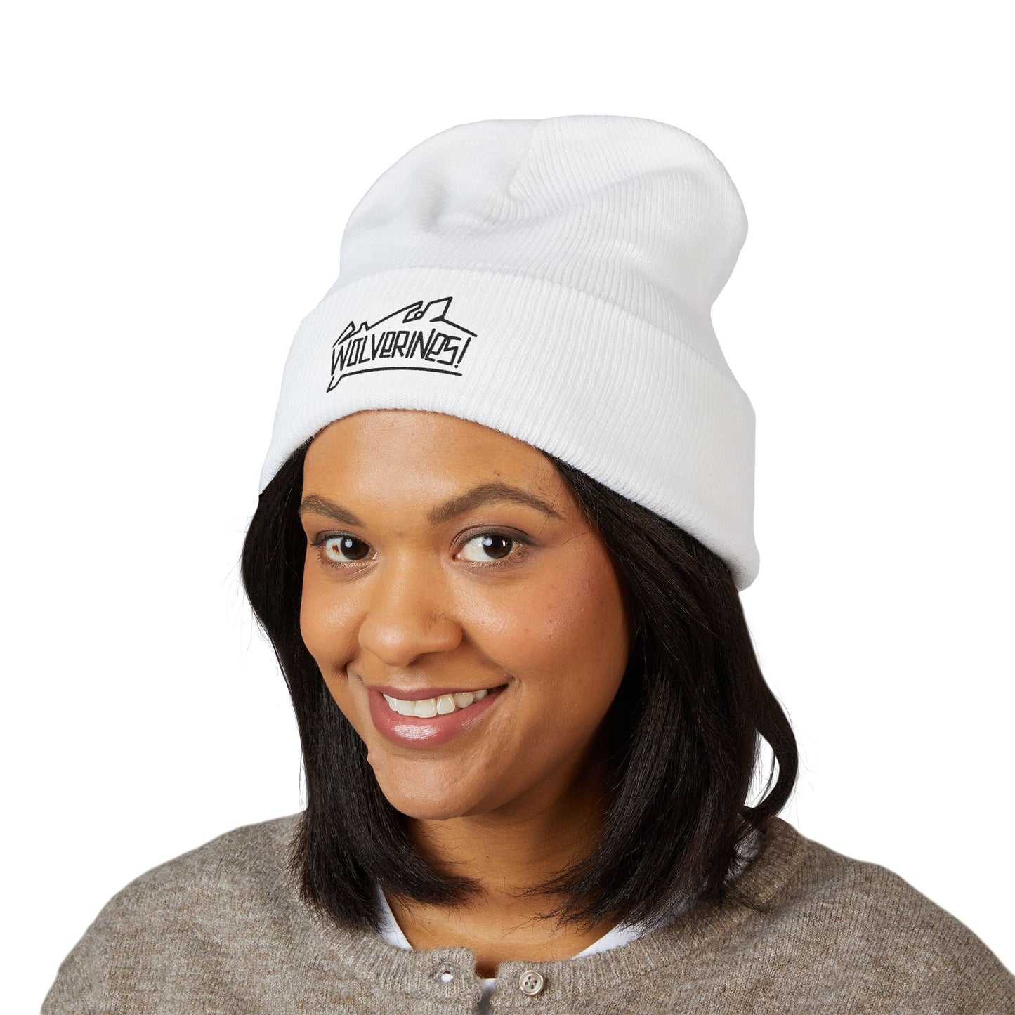 Wolverines Classic Cuffed Beanie - Stylish Winter Hat with Embroidery