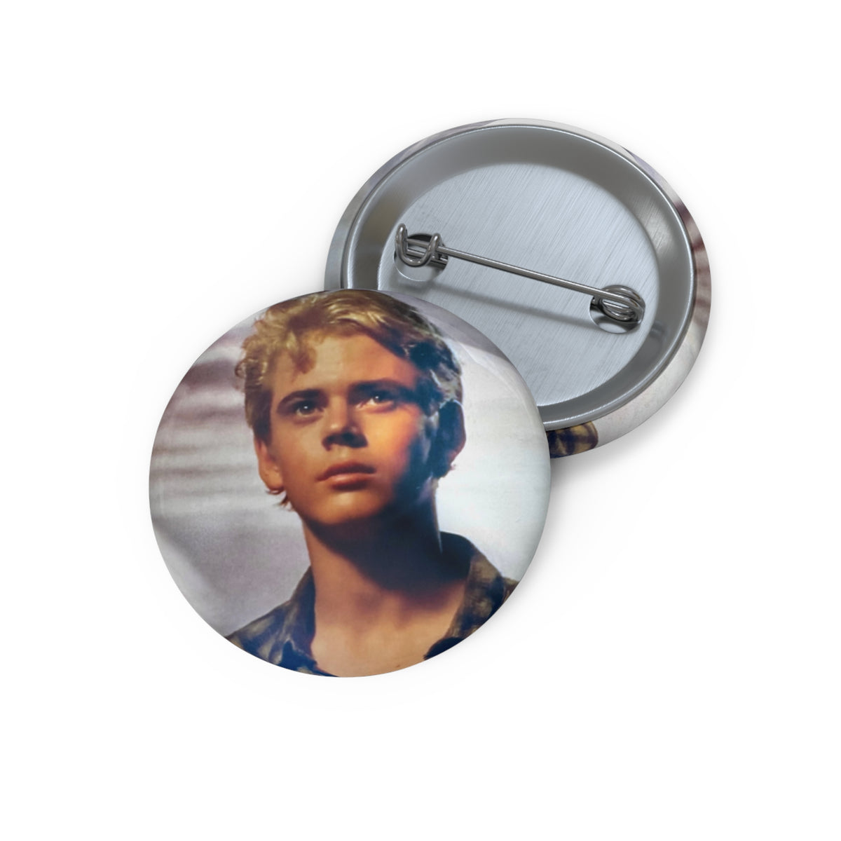 Ponyboy Curtis Portrait Pin Button
