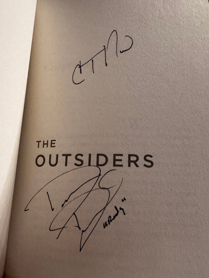 Autographed The Outsiders Hardback 50th Anniversary