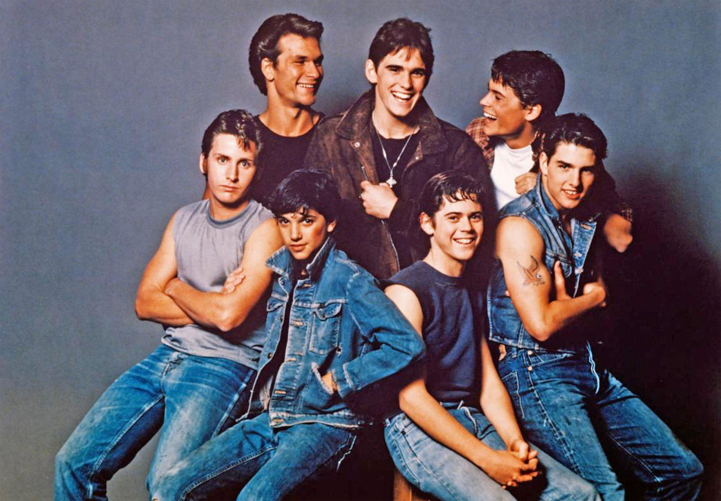 Autographed 8x10 Outsiders Group Photo