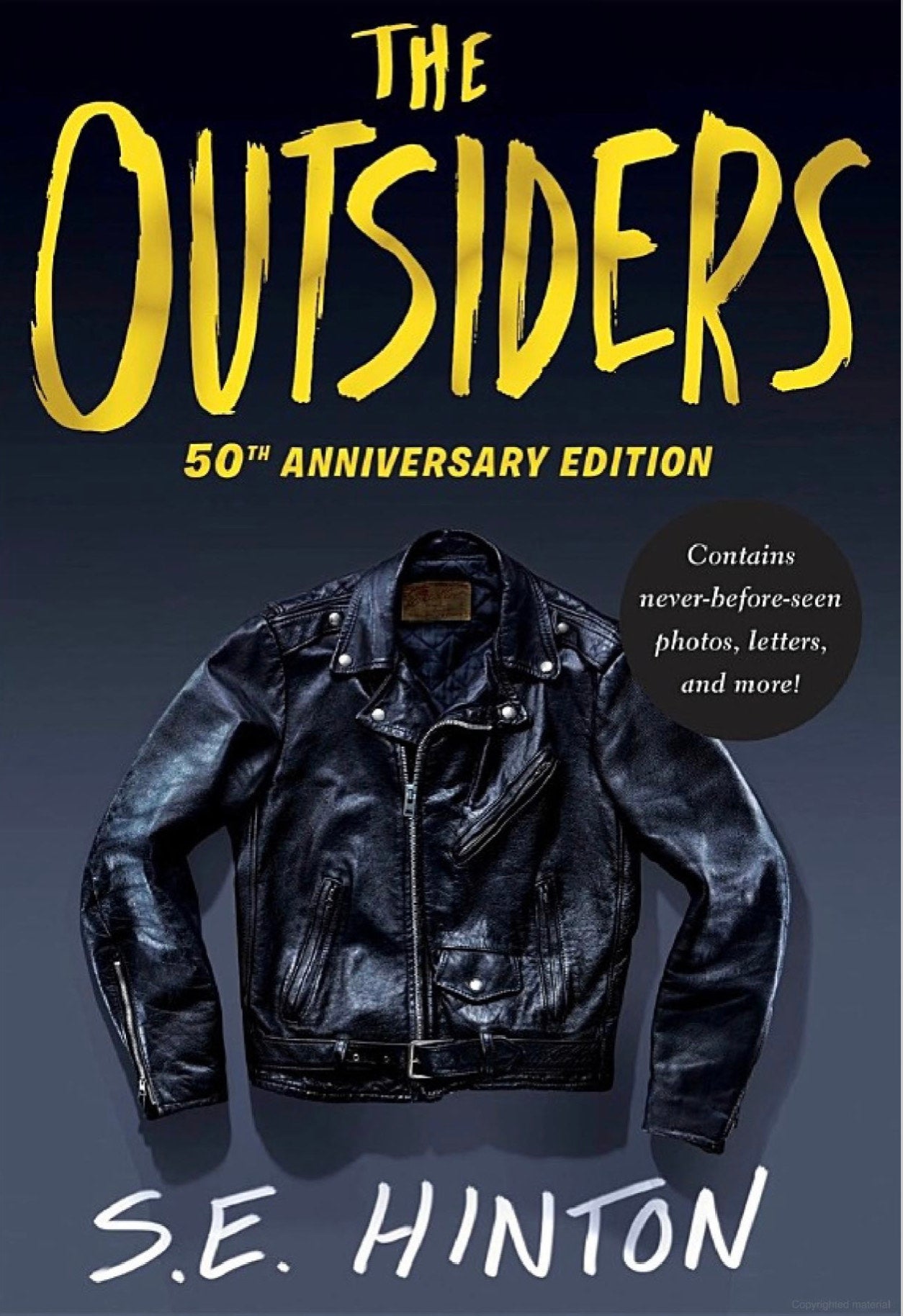 Autographed 50th Anniversary Outsiders Book